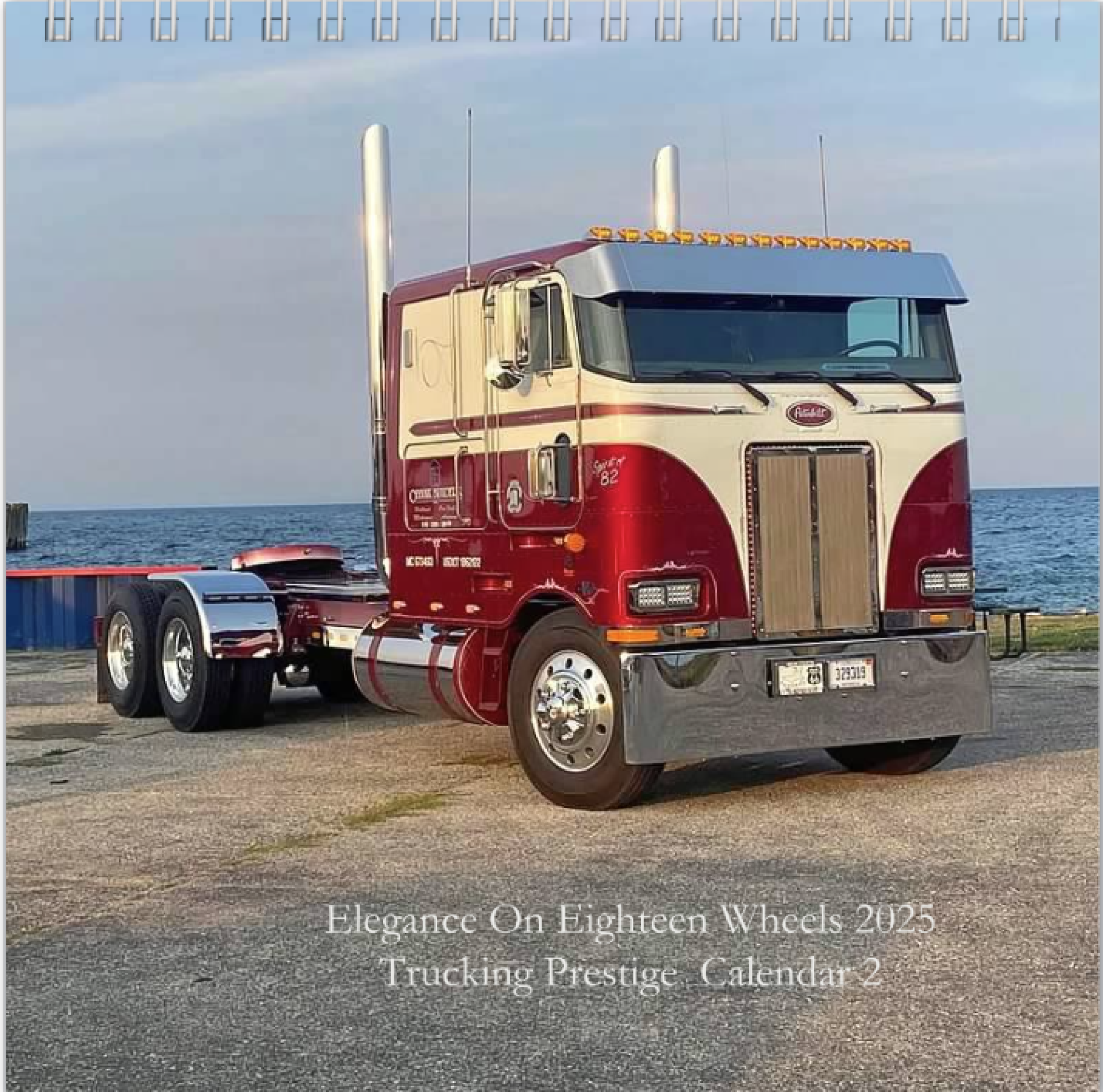 2025 Trucking Prestige Wall Calendar 12"x12"