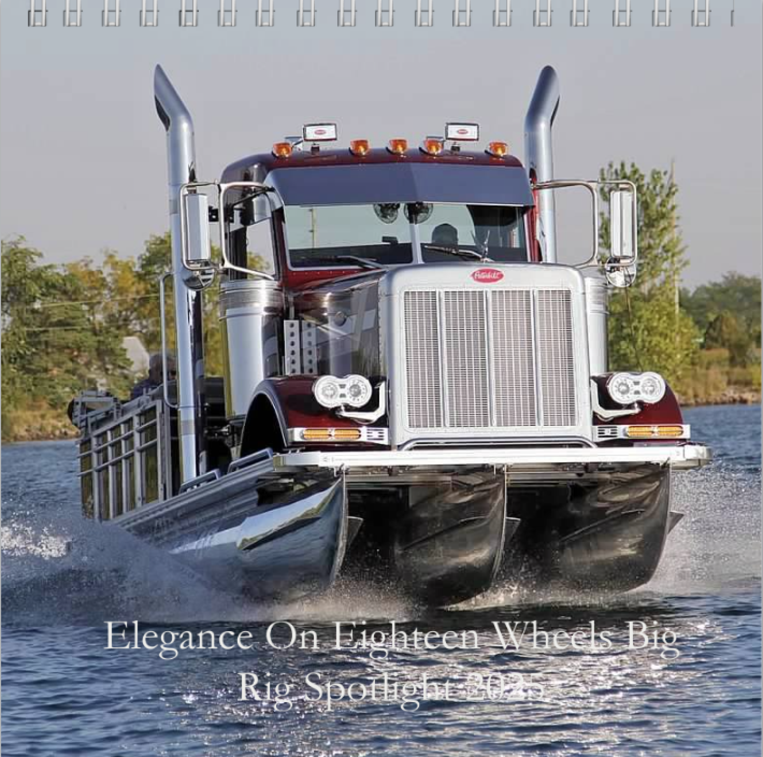 2025 EEW Big Rig Spotlight Wall Calendar 12"x12"