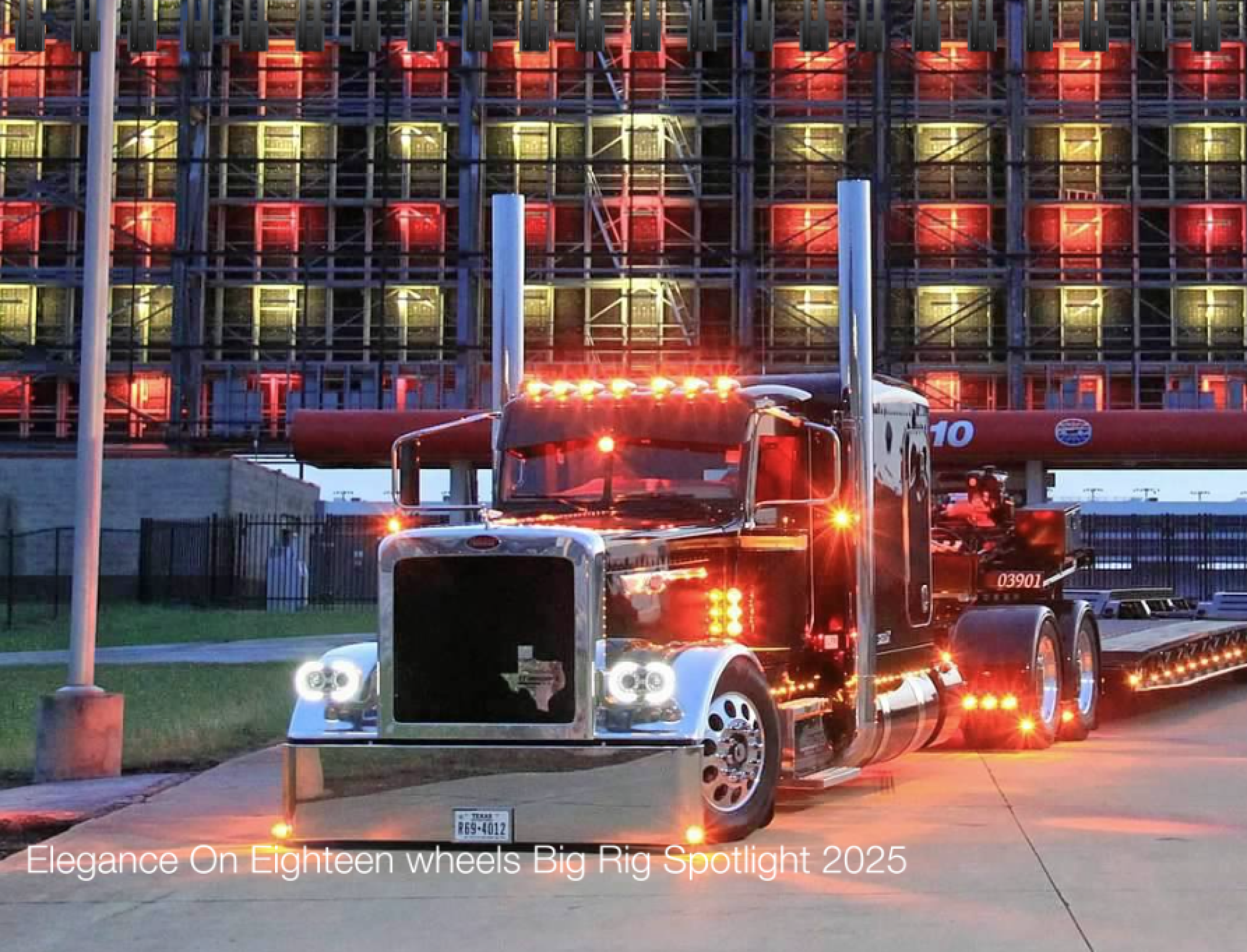 2025 EEW Big Rig Spotlight Desktop Calendar 5"x11"